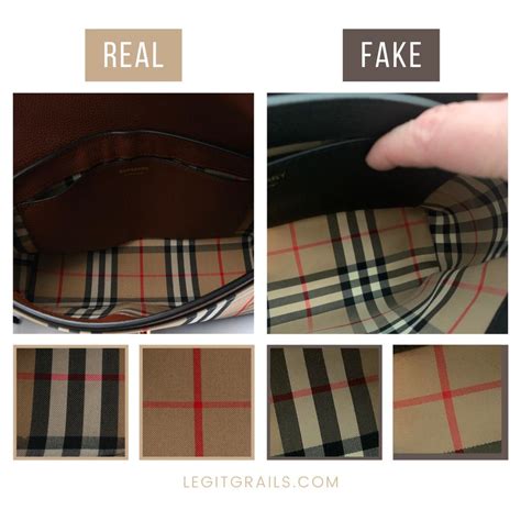 burberry bag fake or real|how to spot a burberry bag.